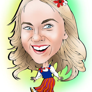 karikatūras no fotogrāfijas dāvana