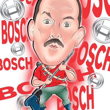 karikatūra no fotogrāfijas