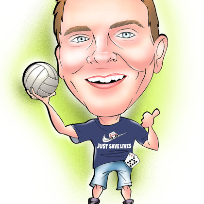 karikatūra no fotogrāfijas