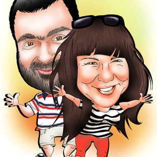 karikatūras no fotogrāfijas