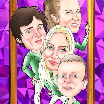 karikatūras no fotogrāfijas