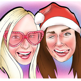 karikatūras no fotogrāfijas