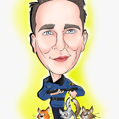 karikatūras no fotogrāfijas