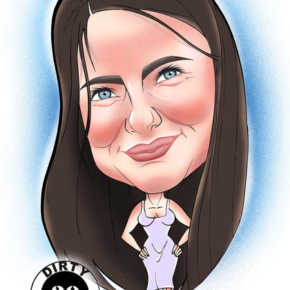 karikatūras no fotogrāfijas