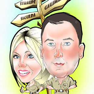 karikatūras no fotogrāfijas