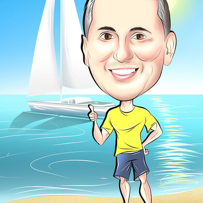 karikatūra no fotogrāfijas