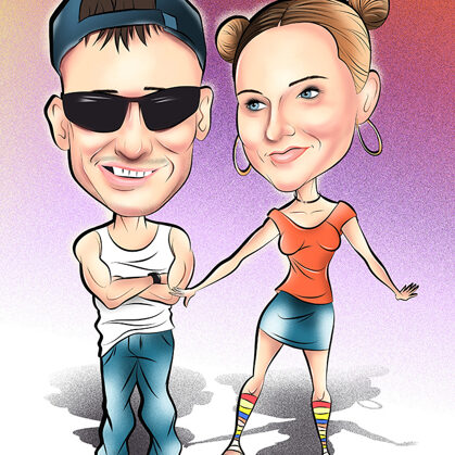 karikatūra no fotogrāfijas