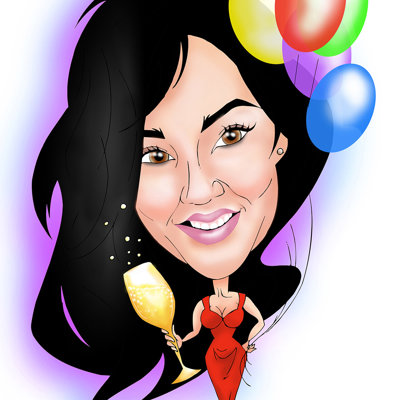 karikatūra no fotogrāfijas