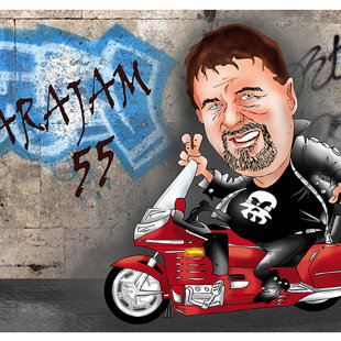 karikatūras no fotogrāfijas