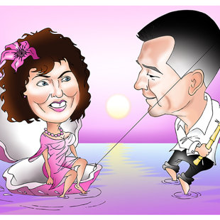 karikatūras no fotogrāfijas