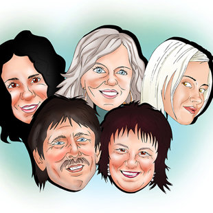 karikatūras no fotogrāfijas