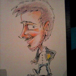 karikatūras pasākumā