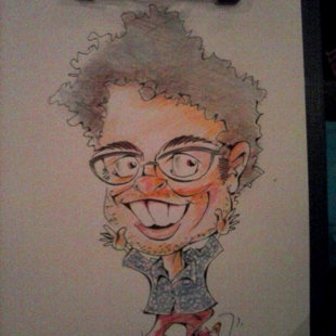 karikatūras pasākumā