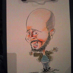 karikatūras pasākumā