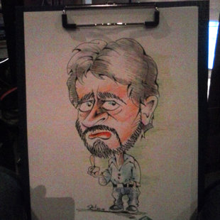 karikatūras pasākumā