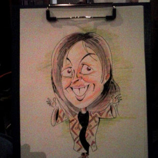 karikatūras pasākumā