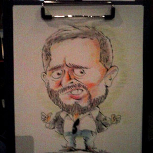 karikatūras pasākumā