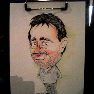 karikatūras pasākumā