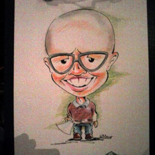 karikatūras pasākumā