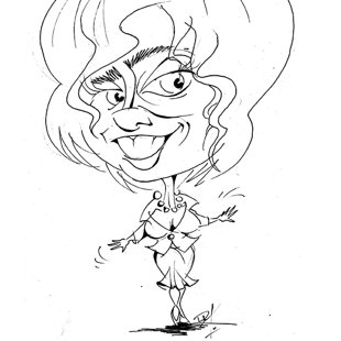 karikatūras pasākumā