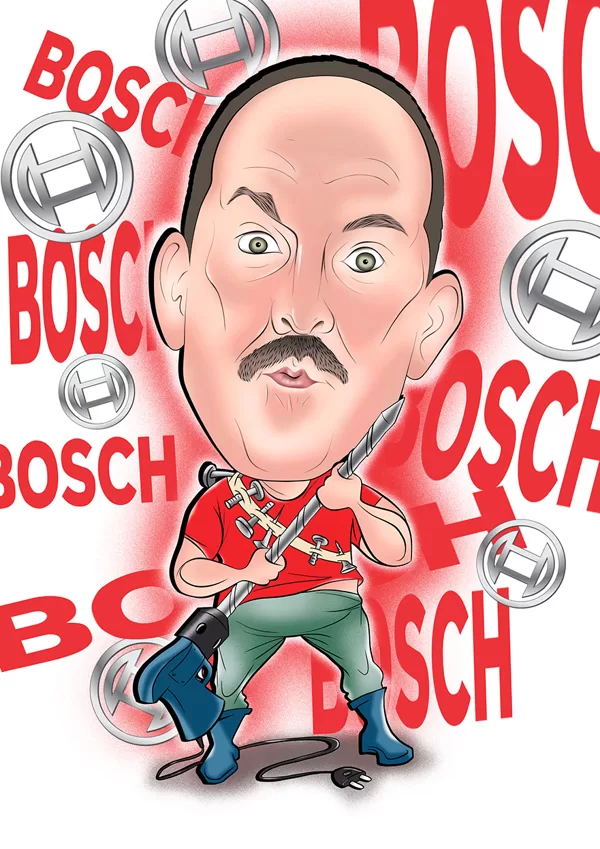 karikatūra no fotogrāfijas