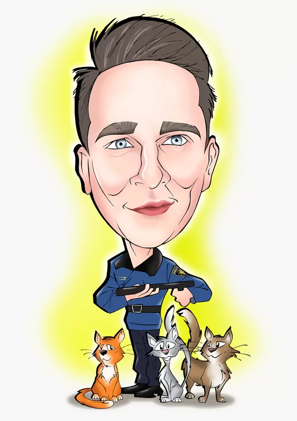 karikatūras no fotogrāfijas