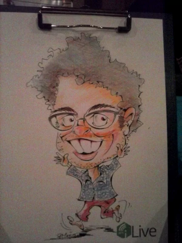 karikatūras pasākumā