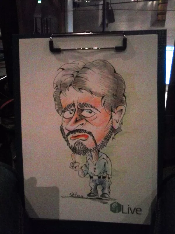 karikatūras pasākumā