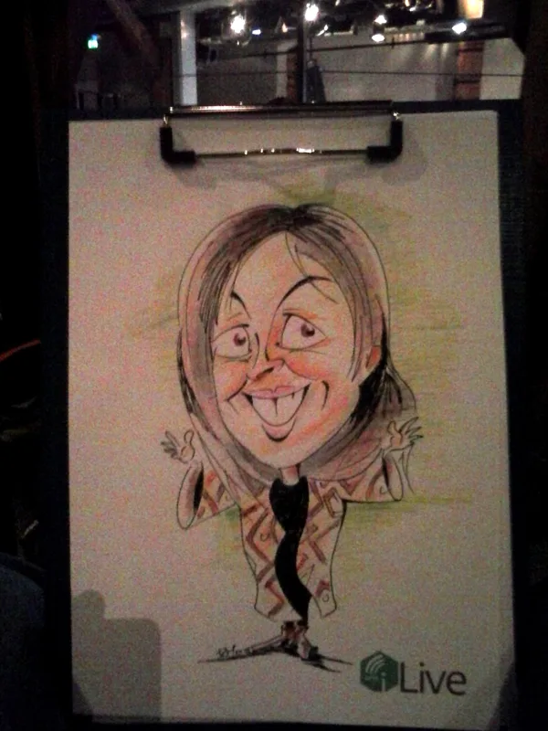 karikatūras pasākumā