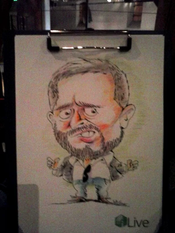karikatūras pasākumā