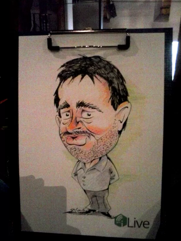 karikatūras pasākumā