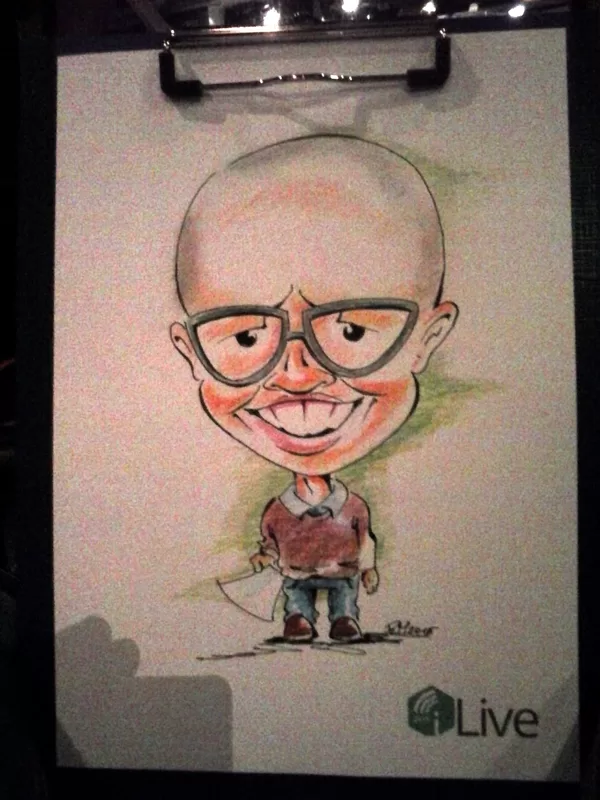 karikatūras pasākumā