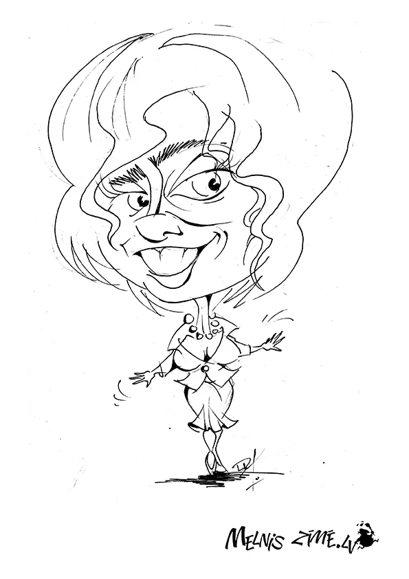 karikatūras pasākumā