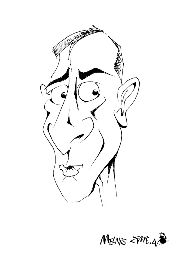karikatūras pasākumā