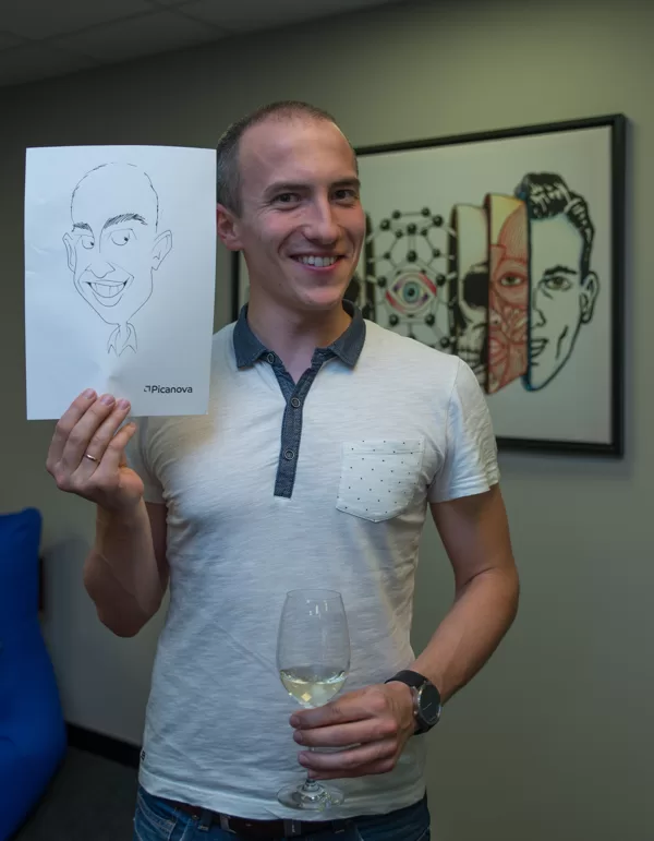 karikatūras pasākumā