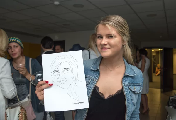 karikatūras pasākumā