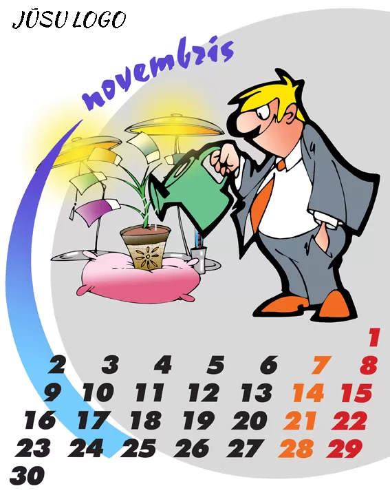karikatūra reklāmai