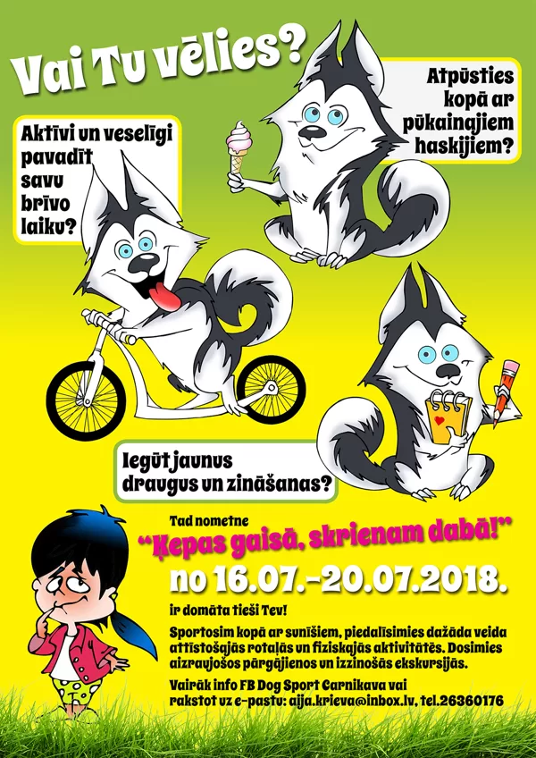 karikatūras reklāmai