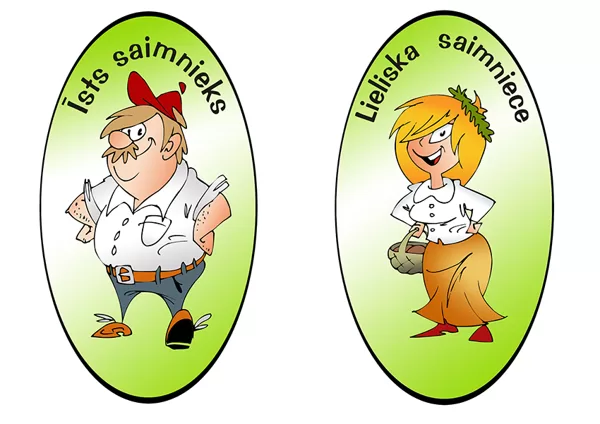 karikatūra reklāmai