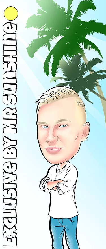 karikatūra logo