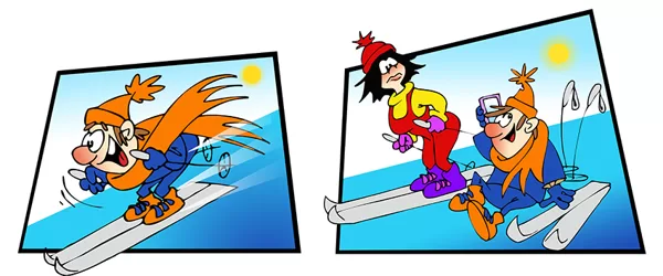 karikatūra reklāmai